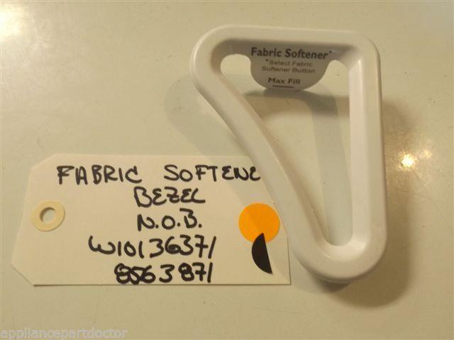 WHIRLPOOL/MAYTAG/KENMORE WASHER W10136371 8563871 Bezel, Fabric Softener Dispens WHIRLPOOL/MAYTAG/KENMORE WASHER W10136371 8563871 Bezel, Fabric Softener Dispens